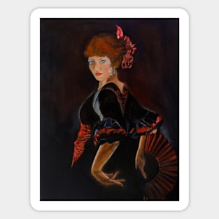 Spanish Dancer Sticker